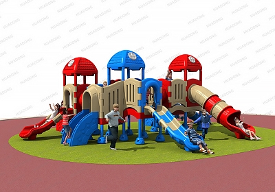 全塑料 HD-LSL001兒童滑梯、