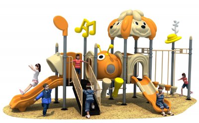 歡樂鼠 HD-HDL019-兒童滑梯、