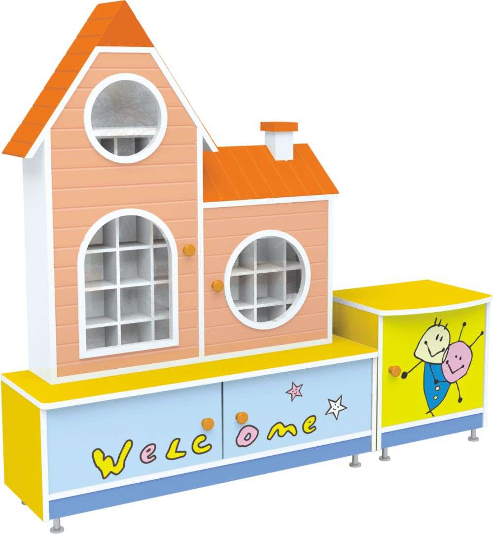 柜子、書架 別墅造型茶杯