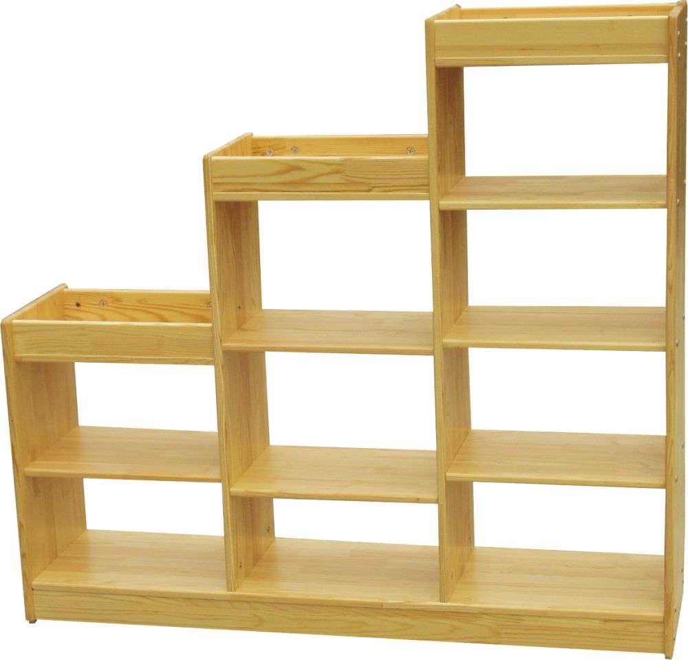 柜子、書架 樟子松梯式柜